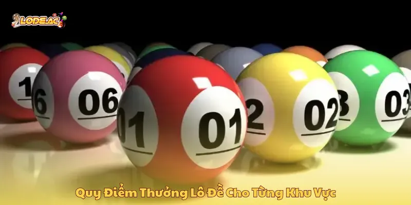 Quy tắc tính điểm của từng khu vực áp dụng